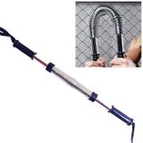  50kg Mạ điện Lò xo Tay nắm Thiết bị Tập luyện Sức bền Cánh tay (Màu trắng) 
