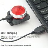  Hạt đèn COB 160LM Ánh sáng trắng Bộ sạc USB bốn tốc độ Bộ đèn pha / đèn hậu xe đạp không thấm nước 