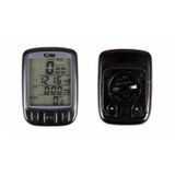  SUNDING 563C Xe đạp Xe đạp Màn hình LCD không dây không dây phát sáng Đồng hồ đo tốc độ dặm, Đồng hồ đo tốc độ, Phiên bản Trung Quốc (Đen) 
