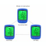  SUNDING 563C Xe đạp Xe đạp Màn hình LCD không dây không dây phát sáng Đồng hồ đo tốc độ dặm, Đồng hồ đo tốc độ, Phiên bản Trung Quốc (Đen) 