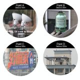  10 * 25 Di động Chuyên nghiệp Thời gian cao Kính thiên văn bỏ túi một mắt tiêu cự kép Độ nét cao, Kích thước: 9.2 * 3cm 