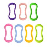  PP Double Massage Point Yoga Circle Fascia Stretching Ring Pilates Resistance Ring, Giao màu ngẫu nhiên 