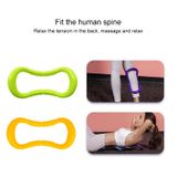  PP Double Massage Point Yoga Circle Fascia Stretching Ring Pilates Resistance Ring, Giao màu ngẫu nhiên 