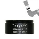  Datyson 5P0092 Phụ kiện kính thiên văn thiên văn có ren thô 1,25 inch Thấu kính tiêu cự giảm 0,5X Thấu kính công suất giảm (Đen) 