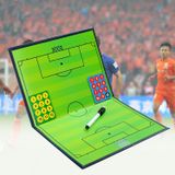 Bảng trình diễn Huấn luyện viên bóng đá có thể gập lại Bảng huấn luyện viên bóng đá từ tính Bảng bìa kẹp sách có bút 
