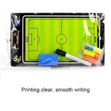  Bảng chỉ huy huấn luyện viên bóng đá từ tính PVC với bút và tẩy 