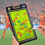  Bảng chỉ huy huấn luyện viên bóng đá từ tính PVC với bút và tẩy 