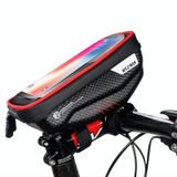  WILD MAN E1 Túi trước chống thấm nước MTB Bộ điện thoại di động Phụ kiện đi xe đạp Túi ống (Đỏ) 