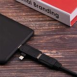  Bộ chuyển đổi USB-C / Type-C Nam + Micro USB Nam sang USB 2.0 Nữ (Đen) 