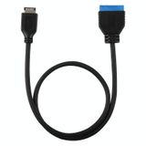  30 cm USB 3.1 Type-E đến USB 3.0 Bo mạch chủ Cáp mở rộng 19 chân nam 