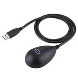  AVM USB 3.0 Nam sang Nữ Đồng bộ hóa dữ liệu mở rộng Cáp sạc Điện Giá đỡ đế đế để bàn, Chiều dài cáp: 80cm 