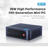  Beelink SEi11 Pro Windows 11 Mini PC, 16GB + 500GB, Intel i5-11320H thế hệ thứ 11, Hỗ trợ BT / WiFi 6 / RJ45, Đầu cắm EU 