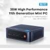  Beelink SEi11 Pro Windows 11 Mini PC, 16GB + 500GB, Intel i5-11320H thế hệ thứ 11, Hỗ trợ BT / WiFi 6 / RJ45, Đầu cắm EU 