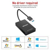  Đầu đọc thẻ 2 trong 1 Rocketek CR312-A USB3.0 SD / XQD 