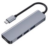  2008N 4 Trong 1 USB 3.0 x3 + HDMI Ổ cắm HUB Đa chức năng Loại C / USB-C Thông minh 