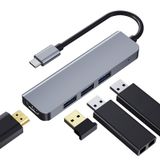  2008N 4 Trong 1 USB 3.0 x3 + HDMI Ổ cắm HUB Đa chức năng Loại C / USB-C Thông minh 