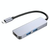  2011N 3 trong 1 USB 3.0 x2 + HDMI Ổ cắm HUB đa chức năng Type-C / USB-C HUB 