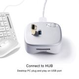  Bộ ghi nhật ký nhận dạng vân tay mini USB Bảo vệ phần mềm máy tính, Hỗ trợ Windows10 & Windows Hllo (Vàng) 
