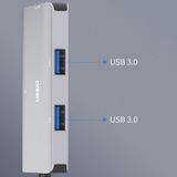  Onten 91882 Đầu đọc thẻ đa năng 5 trong 1 USB3.0 x3 + SD + TF + CF Type-C / USB-C OTG 