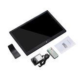  Khung ảnh digital Aturos 14 inch hỗ trợ bên siêu hẹp, có thể làm bảng quảng cáo treo tường 1080P (Đen) 