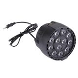  KD-12W 12 LED PAR Light Stage Light, với Màn hình LED, Chế độ Master / Slave / DMX512 / Auto Run, Cắm US / EU 