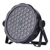  Đèn sân khấu LED PAR Light 3W x 54 LED, với Màn hình LED, Chế độ Master / Slave / DMX512 / Chạy tự động / Điều khiển âm thanh, Cắm US / EU 