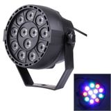  KD-12W 12 LED PAR Light Stage Light, với Màn hình LED, Chế độ Master / Slave / DMX512 / Auto Run, EU Plug 