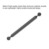  PULUZ 11 inch 27,9cm Chiều dài 20,8mm Đường kính Quả bóng kép Cánh tay nổi bằng sợi carbon, Đường kính quả bóng: 25mm (Đen) 