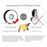  [Kho US] Bộ khuếch tán ánh sáng có thể gập lại PULUZ 45cm kiểu tròn và chân dung Softbox SpeedLite 
