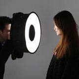  [Kho US] Bộ khuếch tán ánh sáng có thể gập lại PULUZ 45cm kiểu tròn và chân dung Softbox SpeedLite 