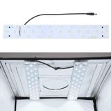  PULUZ 15W 1200LM 32 LED SMD 5730 5500K Bảng ánh sáng cơ bản bằng nhôm cho Lều studio 40cm 