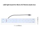  PULUZ 15W 1200LM 32 LED SMD 5730 5500K Bảng ánh sáng cơ bản bằng nhôm cho Lều studio 40cm 