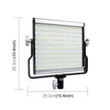  PULUZ 15W 1650lm 200 LED 3200-5600K Dimming Studio Video Light LED Photo Light (US Plug) 