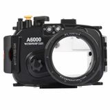  PULUZ 40m Trường hợp lặn sâu dưới nước Vỏ máy ảnh chống nước cho Sony A6000 (Ống kính E PZ 16-50mm F3.5-5.6OSS) 