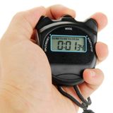  Đồng hồ bấm giờ PS50 Chronograph chuyên nghiệp Máy đếm thời gian thể thao LCD kỹ thuật số cầm tay có dây đeo 