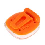  3D Heart Style Cover Crystal Cover Máy đếm bước chân, Bộ đếm bước / Khoảng cách đã đi / Máy tính calo (Màu cam) 