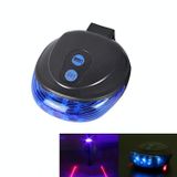 Xe đạp Đèn LED đỏ Đèn chiếu sáng ban đêm Xe đạp leo núi Đèn hậu Đèn hậu MTB Cảnh báo an toàn cho xe đạp Đèn sau Đèn chiếu sáng bằng xe đạp (Xanh lam) 