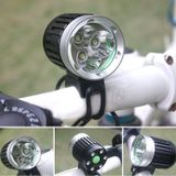  Đèn pha và đèn xe đạp CREE XM-L 3 x T6 3 Chế độ 3800LM 