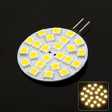  Bóng đèn tủ hàng hải màu trắng ấm xe G4, 18 LED 5050 SMD, DC 12V 