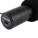  Aputure v-mic d1 ngưng tụ định hướng micro, hỗ trợ chảo 360 độ / độ nghiêng 180 độ 