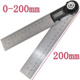  200mm 2-in1 Digital Angle Finder Meter Thước đo góc Thước đo góc 