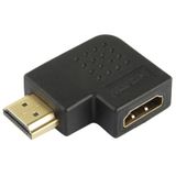  Bộ chuyển đổi HDMI 19 chân Nam sang HDMI 19 chân Mạ vàng với góc 90 độ (Đen) 