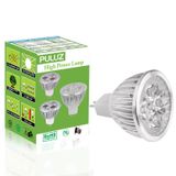  Bóng đèn LED chiếu điểm 4W MR16, 4 LED, Ánh sáng trắng, 6000-6500K, Tiết kiệm năng lượng, DC 12V 