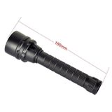  5 x Đèn pin lặn CREE XPE 15W, Ánh sáng tím 5000 LM UV, Độ sâu lặn: 150m (Đen) 