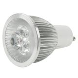  Bóng đèn chiếu điểm LED 3W GU10, 3 LED, độ sáng có thể điều chỉnh, ánh sáng trắng, AC 220V 