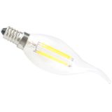  Bóng đèn LED 4 COB 4W trắng ấm 4W, Đèn nến 400 LM 2600-3300K, AC 85-265V 