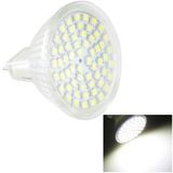  Bóng đèn LED chiếu điểm MR16 4,5W, 60 LED 3528 SMD, Ánh sáng trắng, AC 220V 