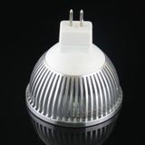  Đèn chiếu điểm LED MR16 5W 475LM, 1 LED COB, Ánh sáng trắng, 6000-6500K, DC 10-18V, Vỏ bạc 