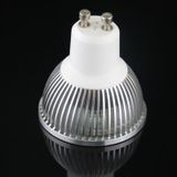  Đèn chiếu điểm LED GU10 5W 475LM, 1 LED COB, Ánh sáng trắng, 6000-6500K, AC 85-265V, Vỏ bạc 