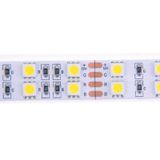  Vỏ chống thấm nước dây nhẹ, chiều dài: 5m, Hai hàng ánh sáng trắng ấm 5050 SMD LED, 120 LED / m 